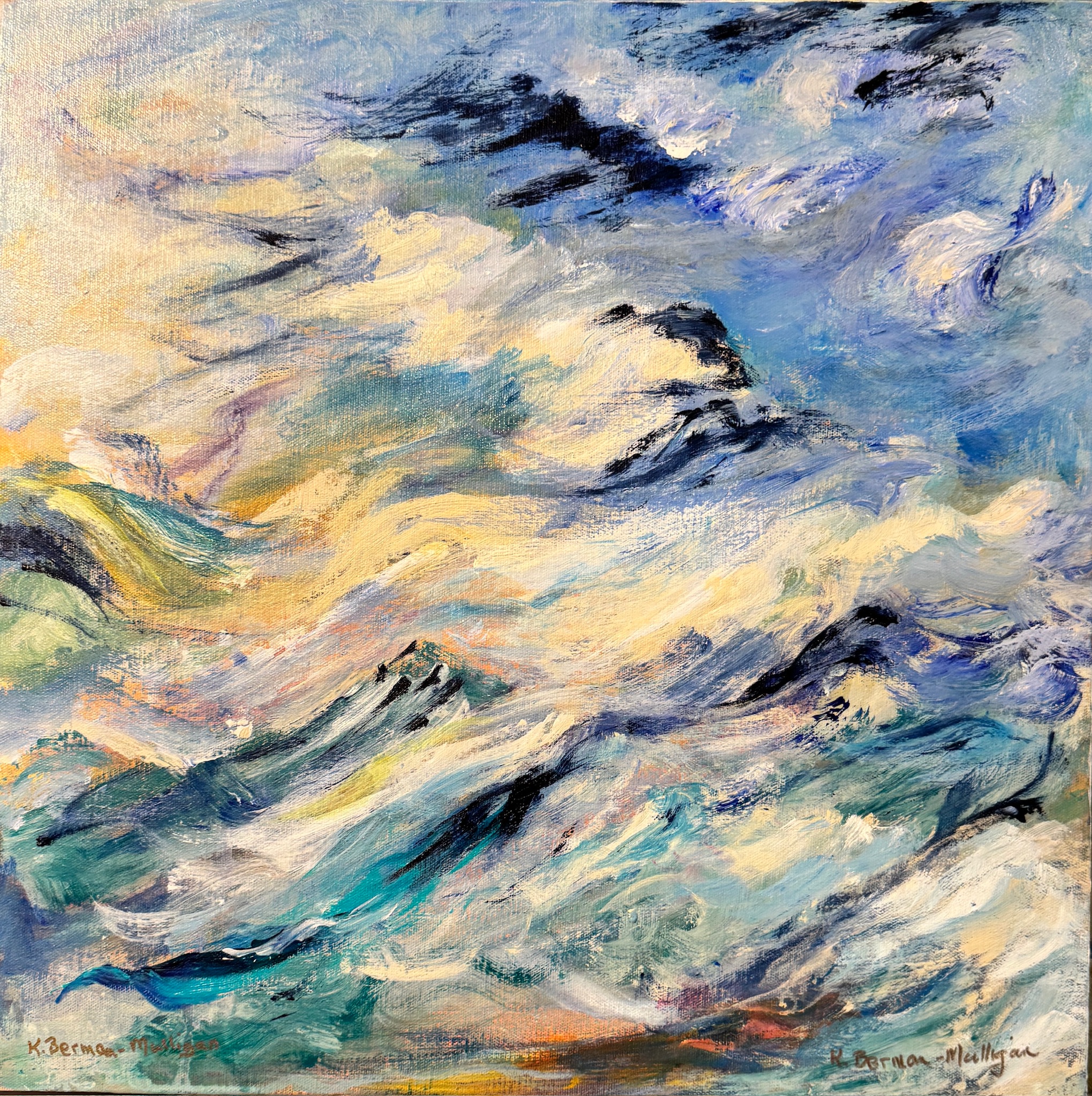 acrylic painting on canvas